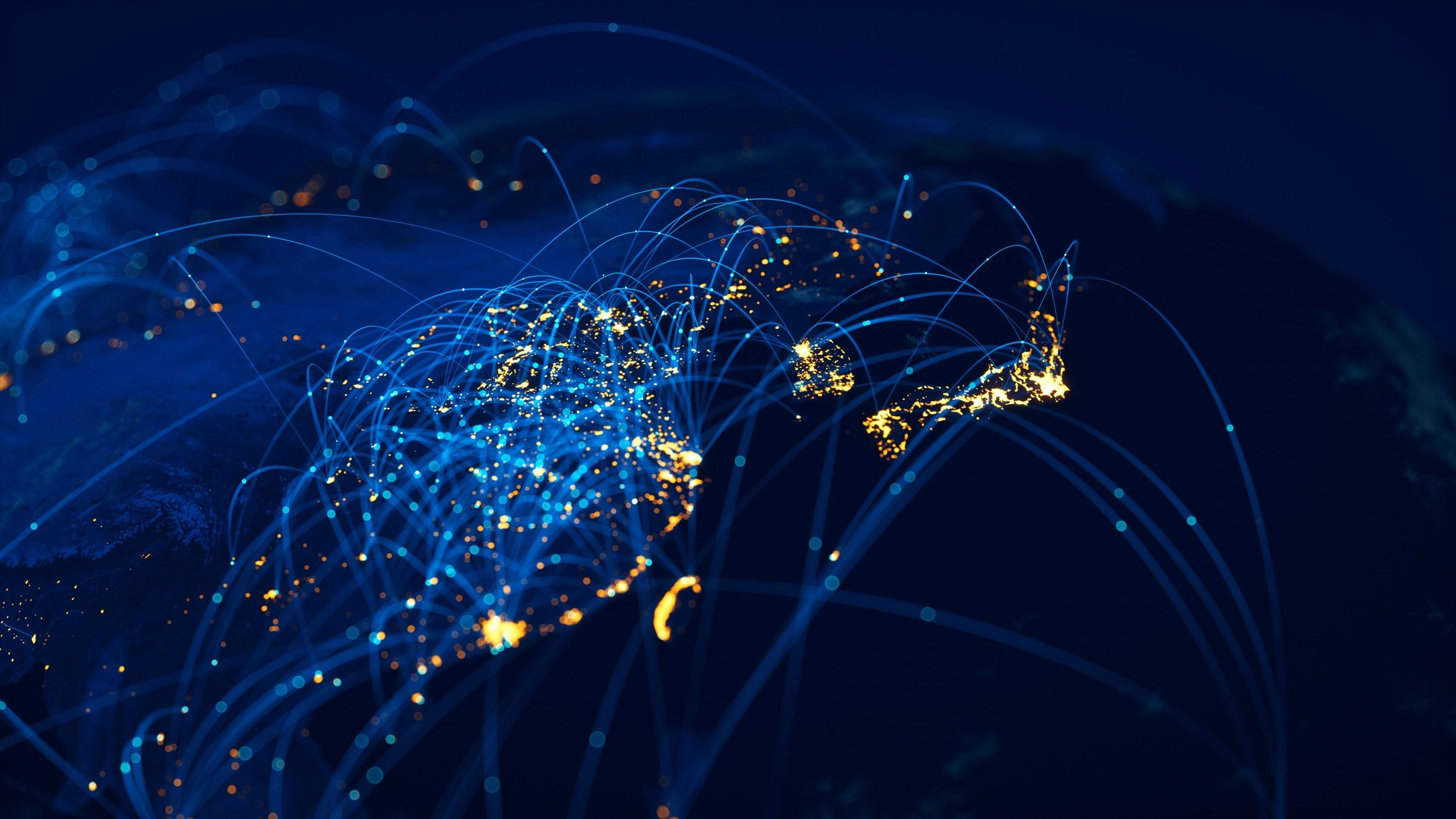 Global data flow and connectivity map
